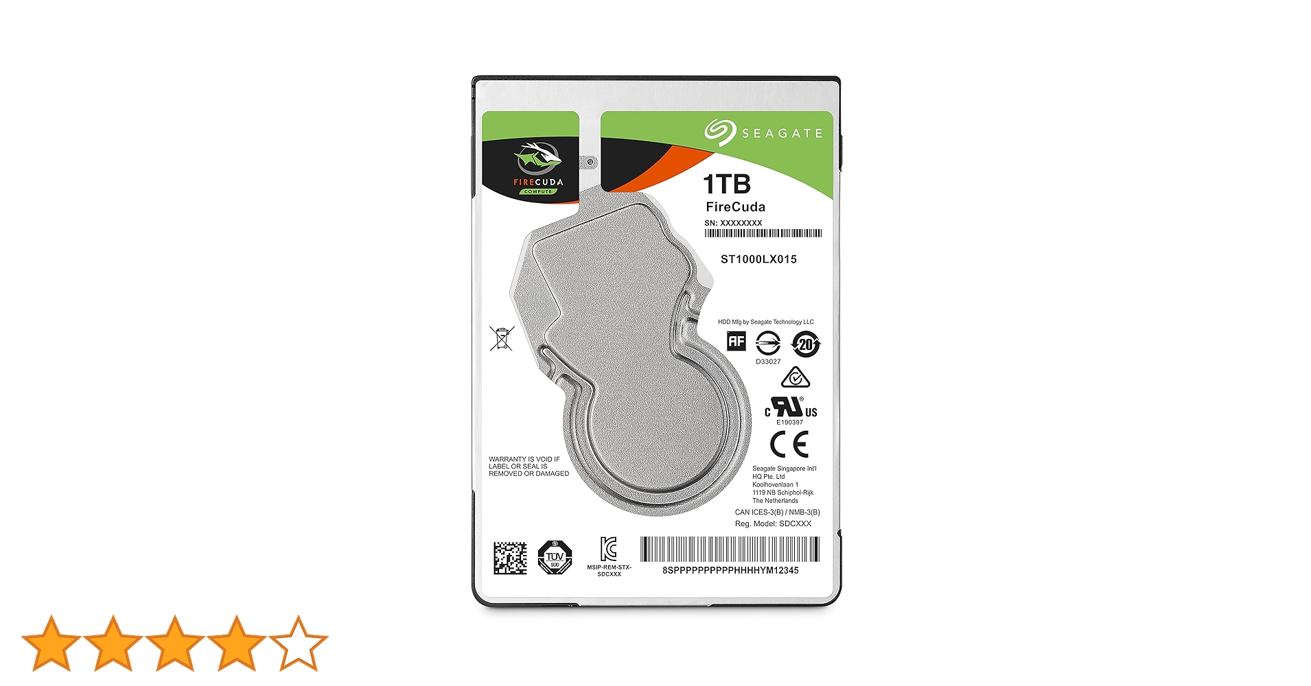 【動作確認済】Seagate製 2.5インチ/7mm厚 2TB SSHD Amazon.co.jp: Seagate FireCuda 2.5